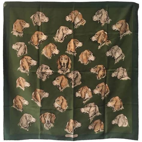 hermes women scarf dog print|vintage hermes scarf identification.